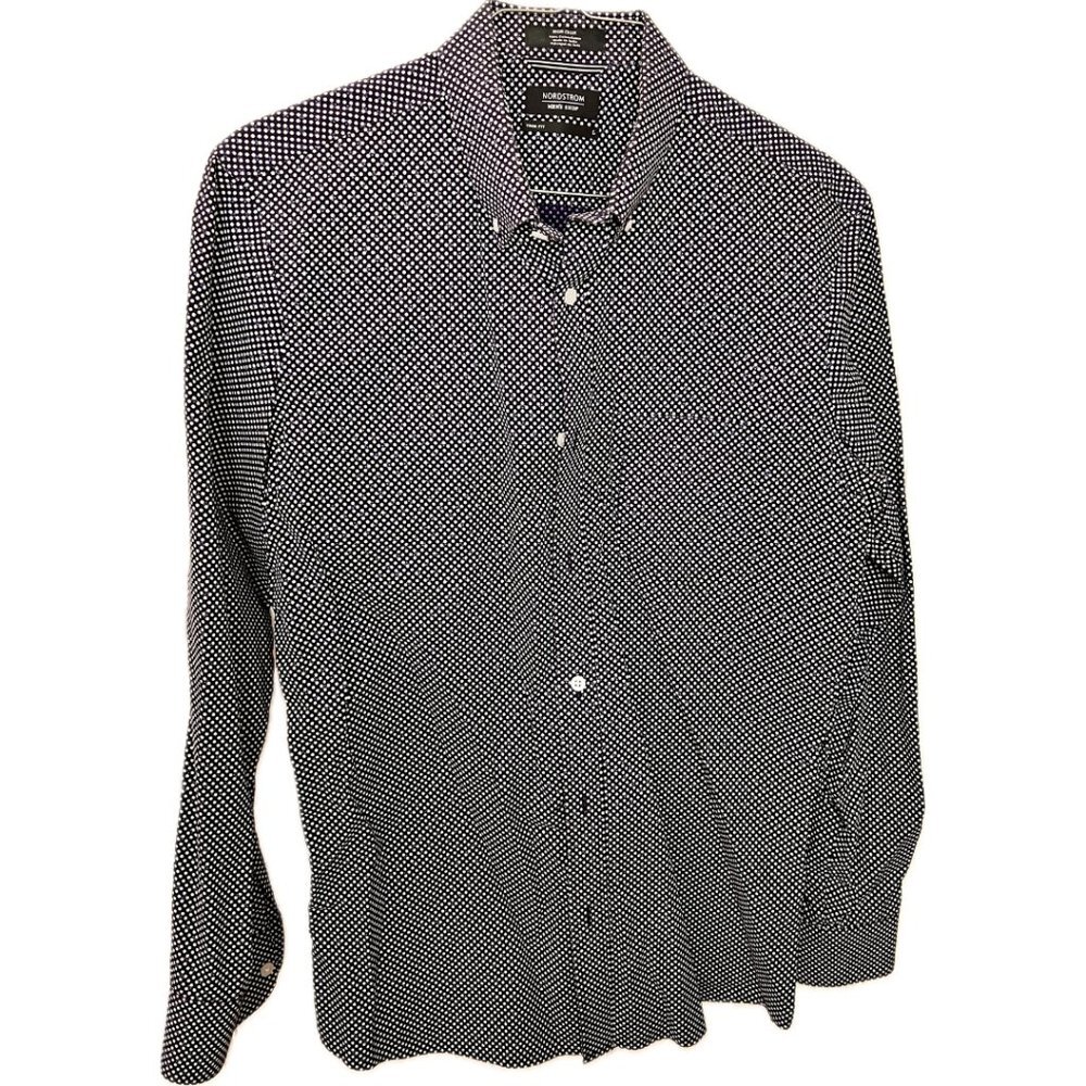 Nordstrom, Mens, non iron, button down, casual, shirt